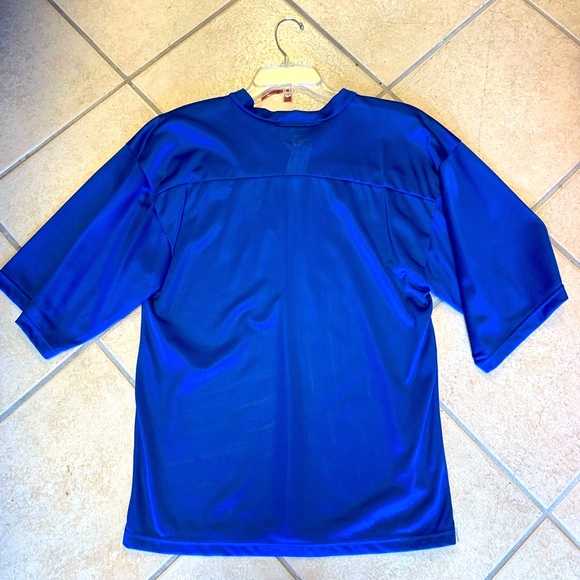 Kids Unisex XL Rams Blue & Gold Mesh Football Uniform All Sports Jersey NWT - Picture 2 of 2